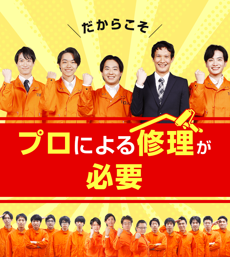 だからこそ、プロによる修理が必要